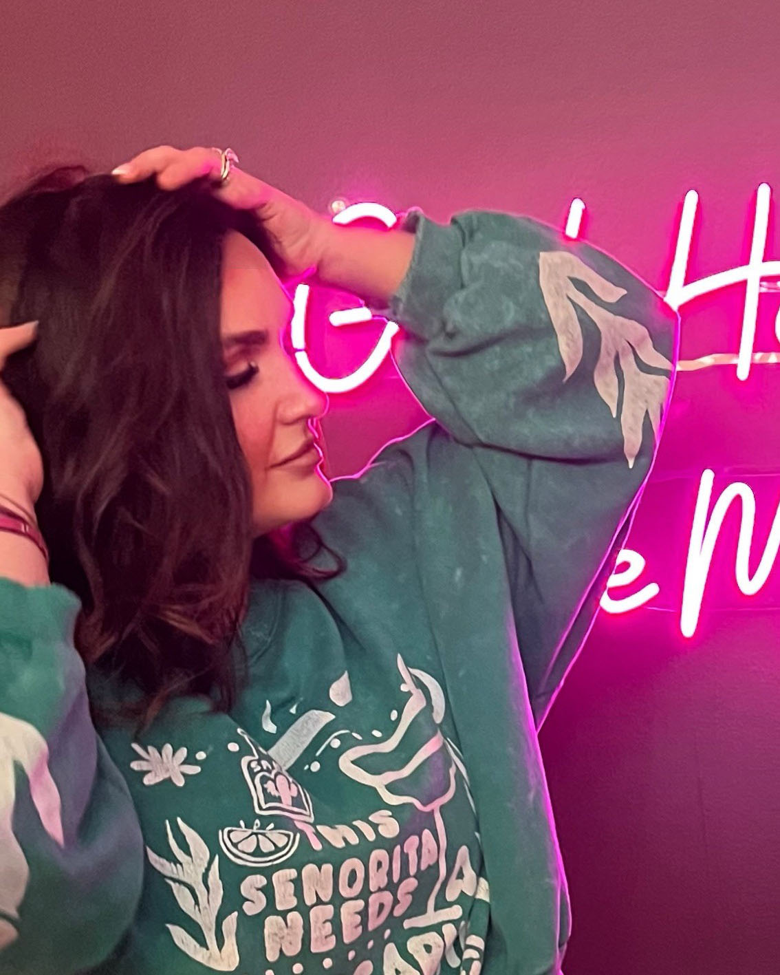 Hannah Anderson-Reid  -  co-host of Grab Her By The Mic